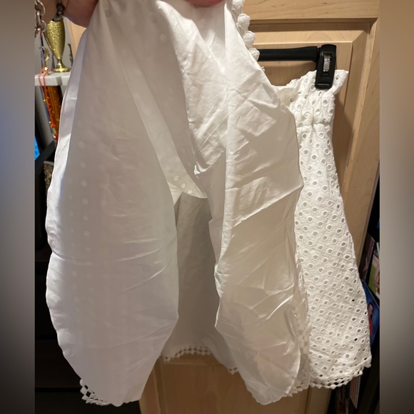 AQUILANO RIMONDI Italy ladies white eyelet skirt-L-GORGEOUS! - Picture 9 of 11